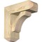 Ekena Millwork Legacy Craftsman Rough Sawn Bracket w/ Offset Brace, Douglas Fir, 6"W x 16"D x 16"H BKT0604X16X16LEC04RDF - alternate 1